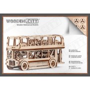 Деревянный конструктор «Лондонский автобус»